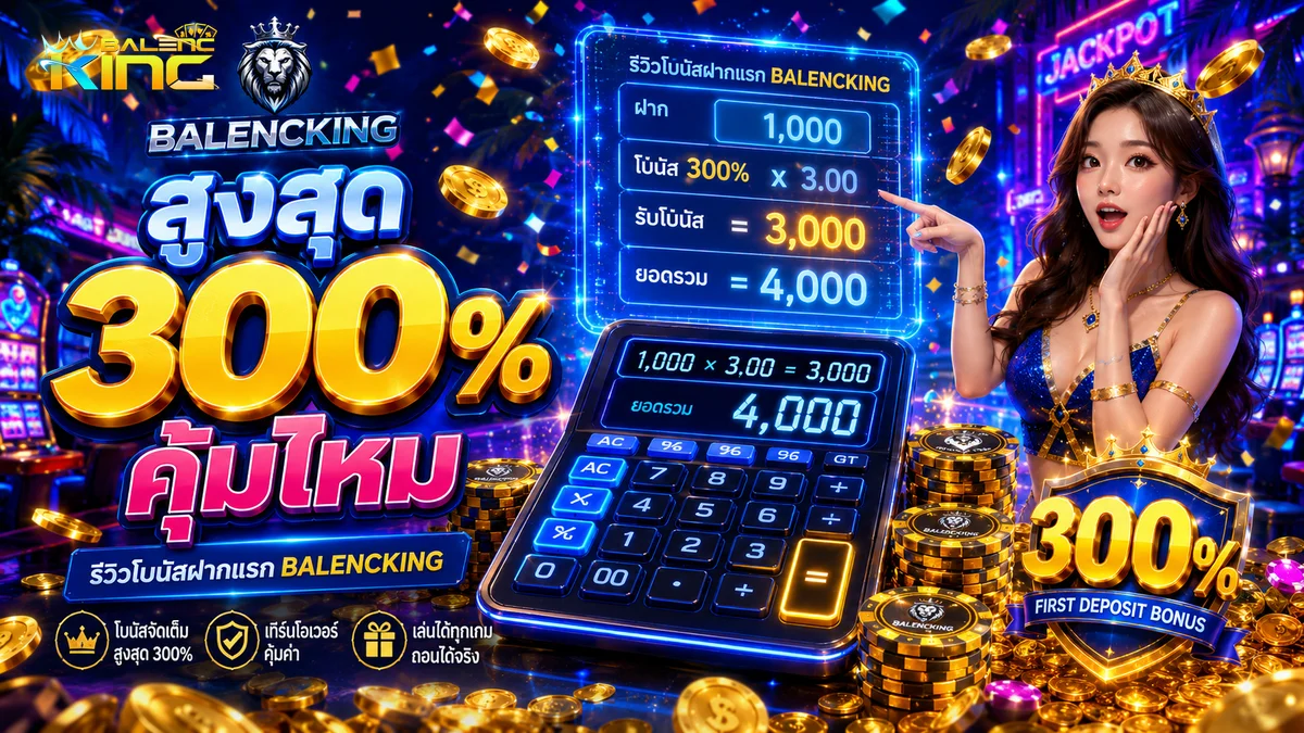 โบนัสฝากแรก balencking